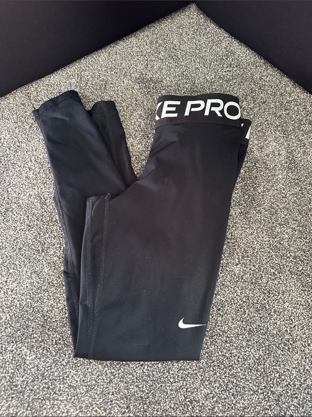 Nike Black High-Waist Pro Training Leggings  with Dartmouth college logo